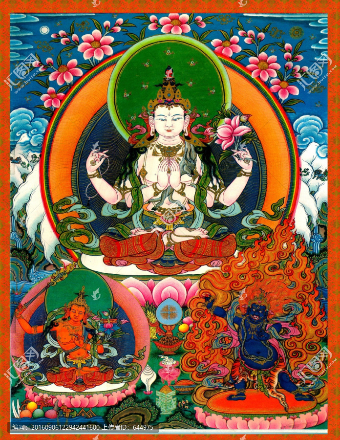 唐卡（高清合層）