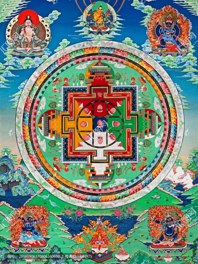 唐卡（高清合層）
