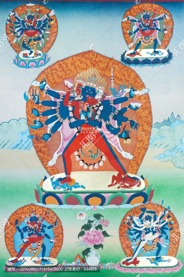 唐卡（高清合層）