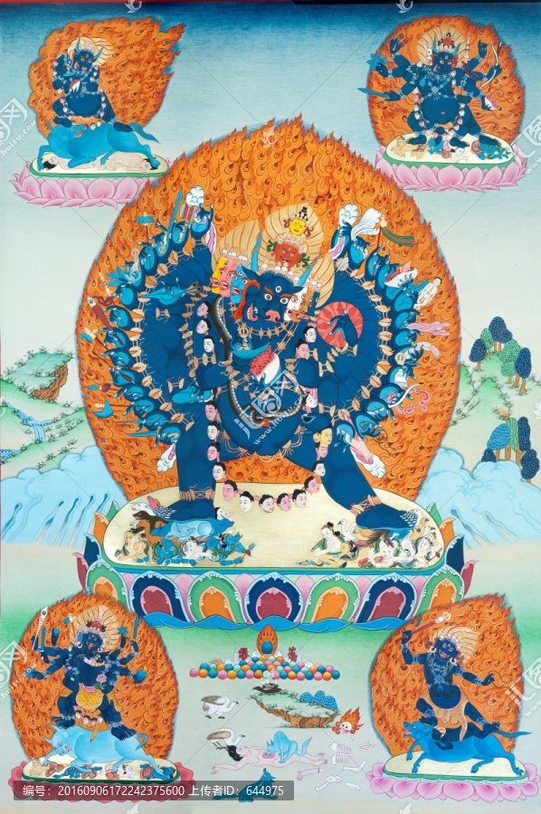 唐卡（高清合層）