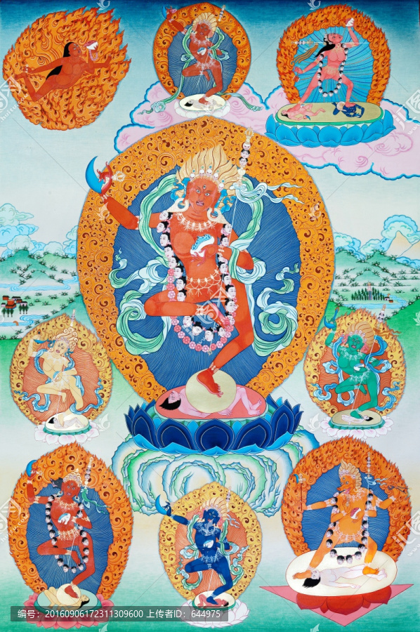 唐卡（高清合層）