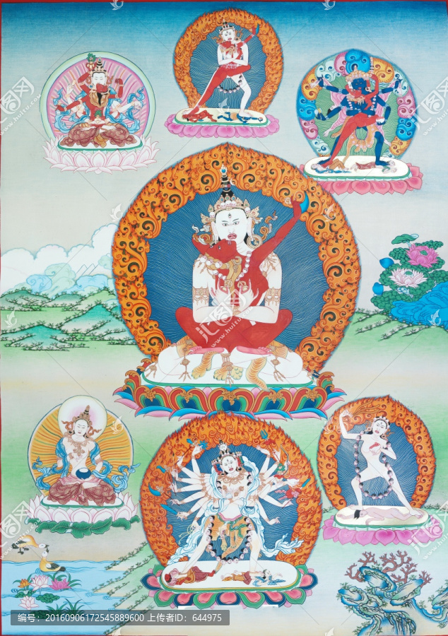 唐卡（高清合層）
