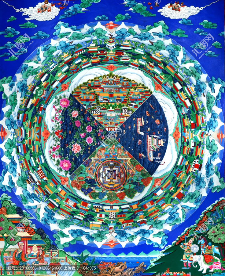 唐卡（高清合層）