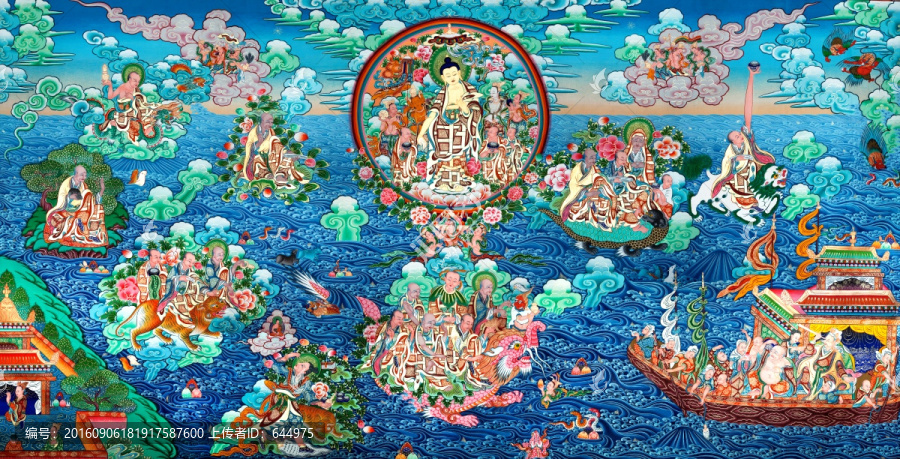 唐卡（高清合層）