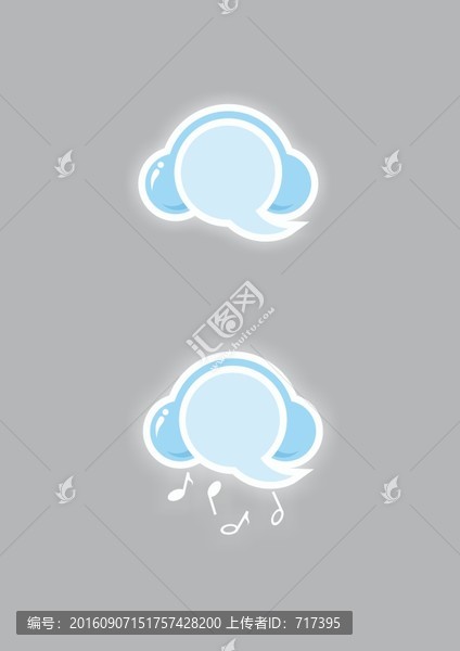 云,音樂,logo