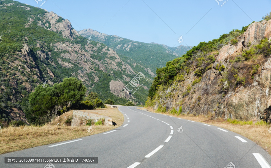 科西嘉岛山区公路