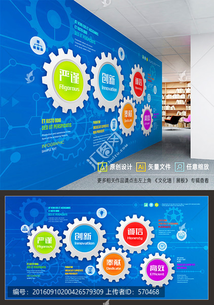 文化墻創(chuàng)意設計,精品文化墻