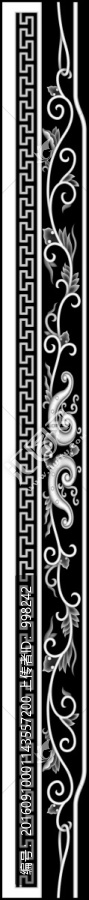 沙發(fā)洋花回文牙板琴班裙板精雕圖