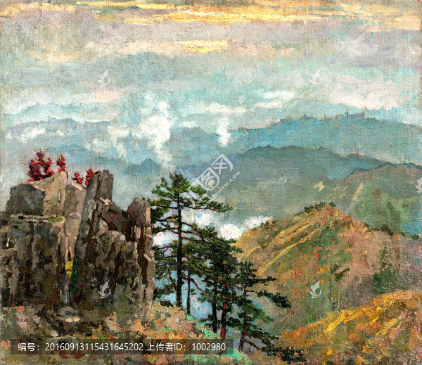徐悲鴻,天母山