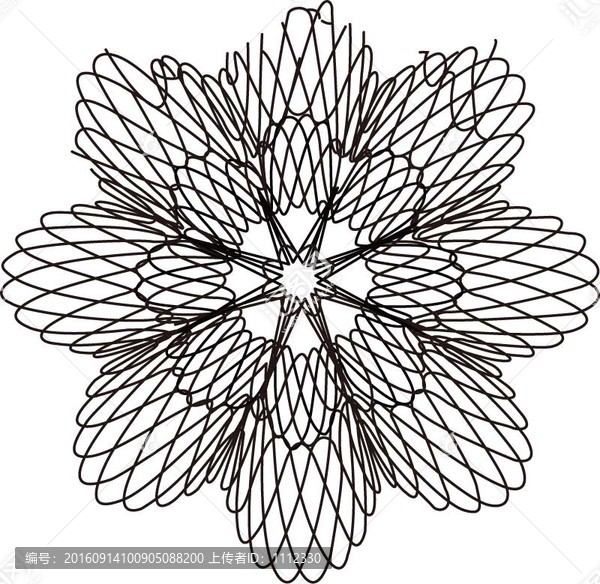 花型防偽團(tuán)紋