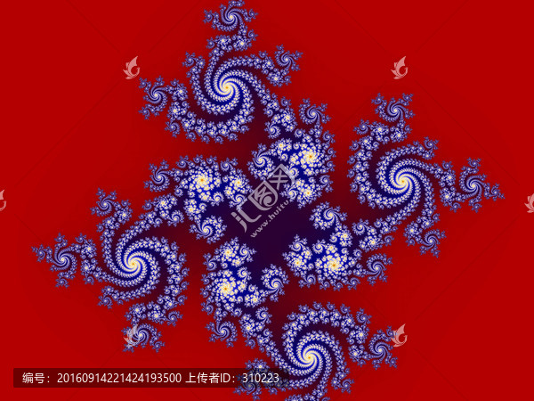 分形花紋
