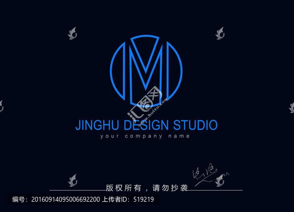 M字母logo