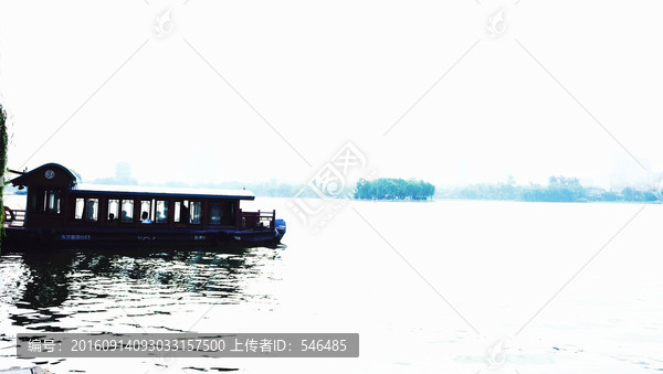 大明湖,水墨