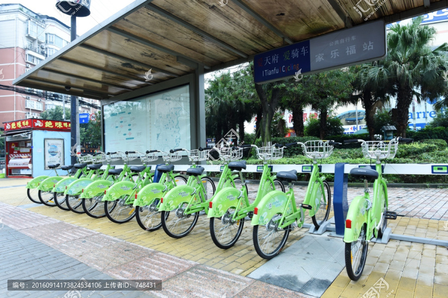 公共自行車棚,環保自行車