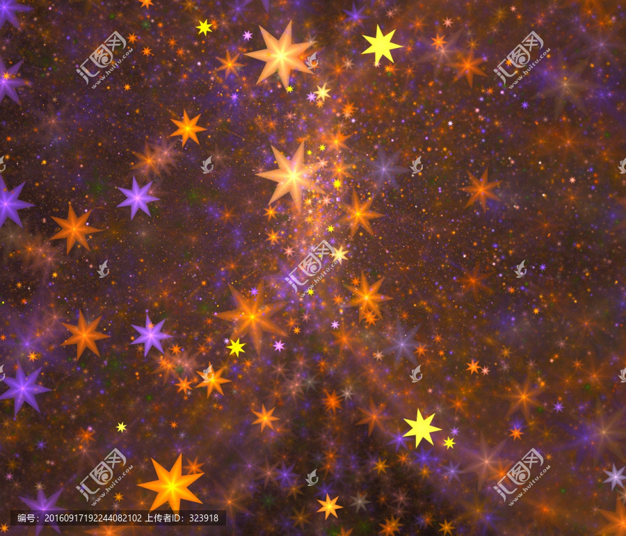 夢幻星星底紋背景