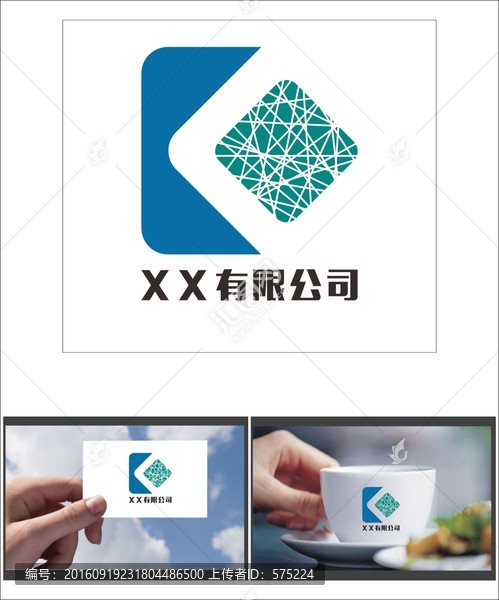 K和L字母LOGO设计