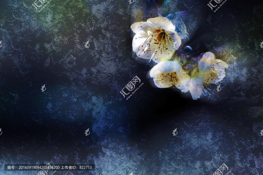 梅花油畫