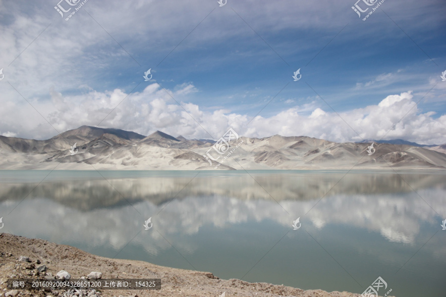 新疆喀什帕米尔高原布伦口沙湖