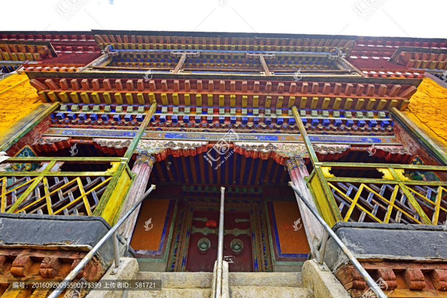 色拉寺,藏式建筑