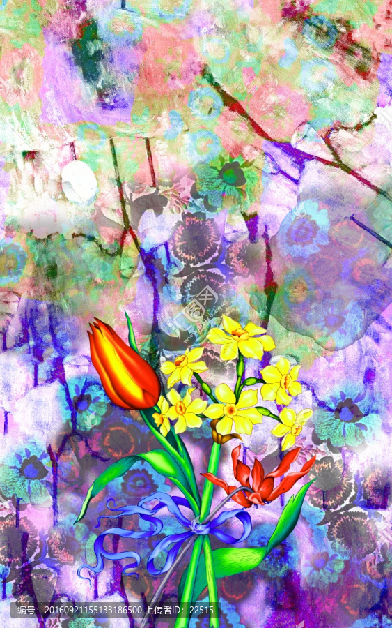 定位花不分層