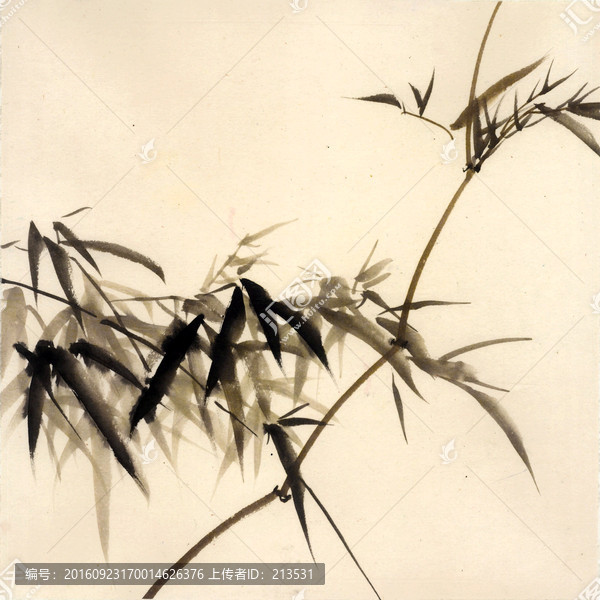 國畫竹子,節(jié)節(jié)高