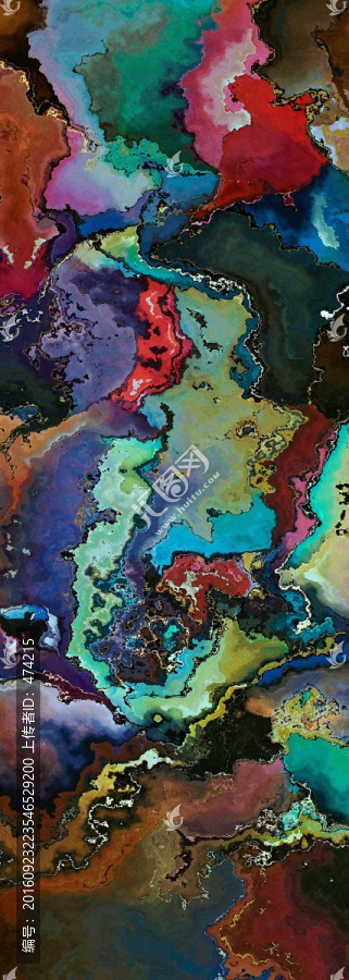 抽象油畫