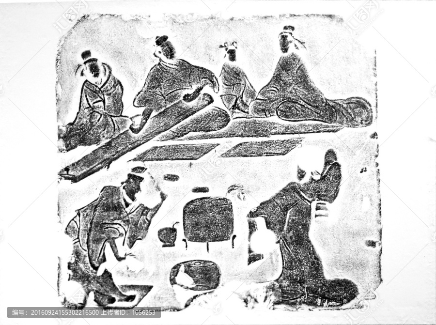 拓印石碑