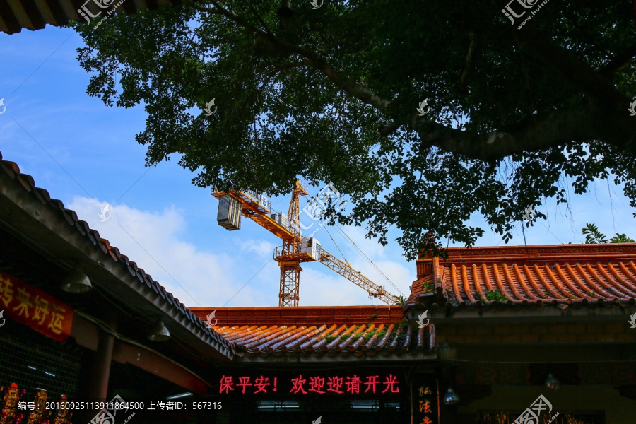 建设中的弘法寺二期