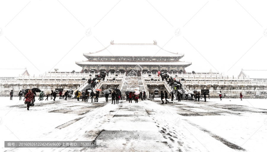 故宫雪景