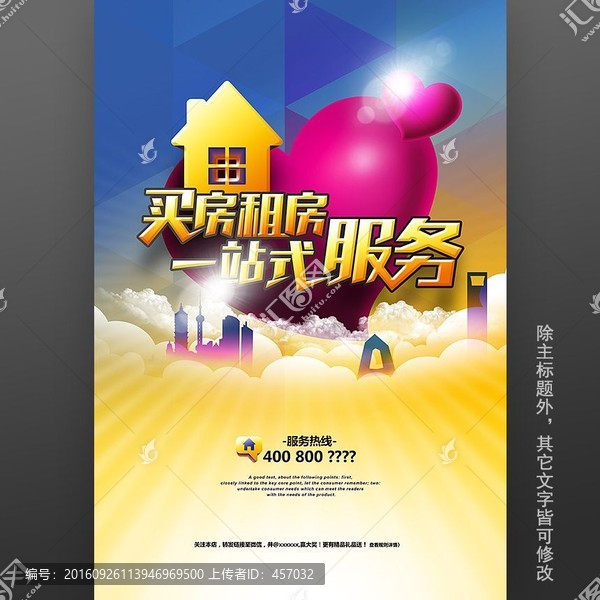 買房租房廣告