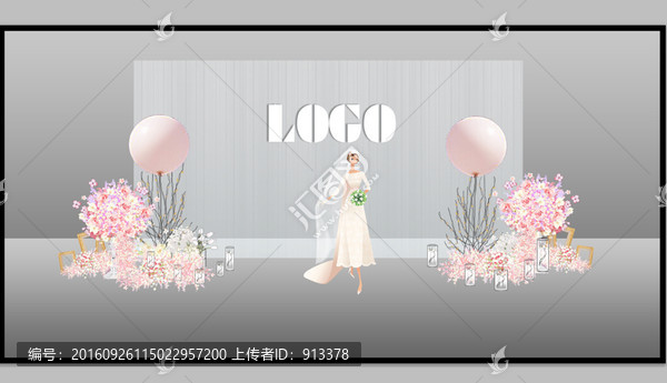 婚禮展示區(qū)效果圖