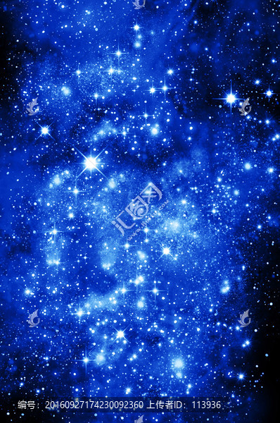 藍色星空圖
