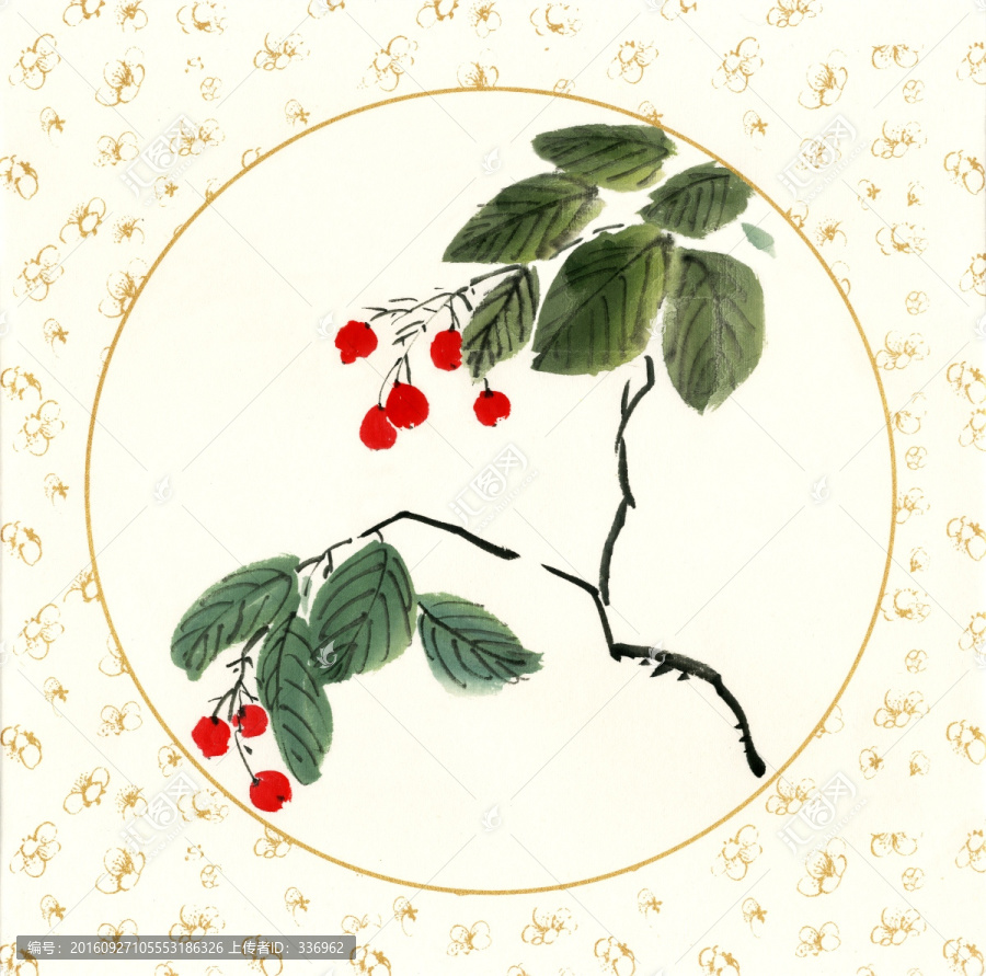國(guó)畫(huà)秋,秋意濃