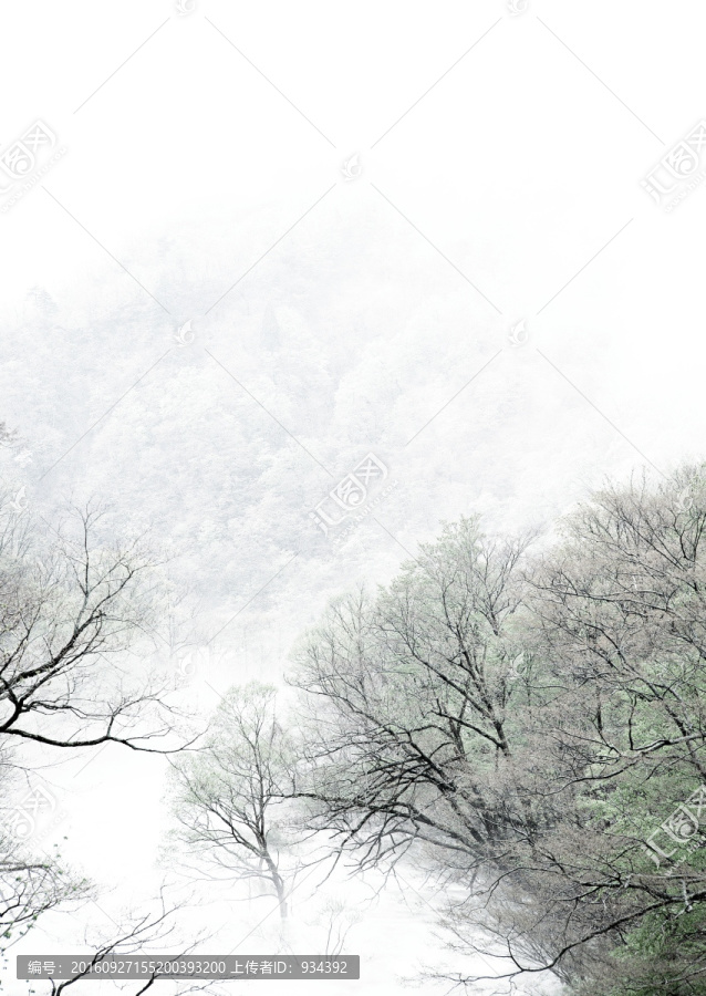 不分層中式背景墻壁紙不分層