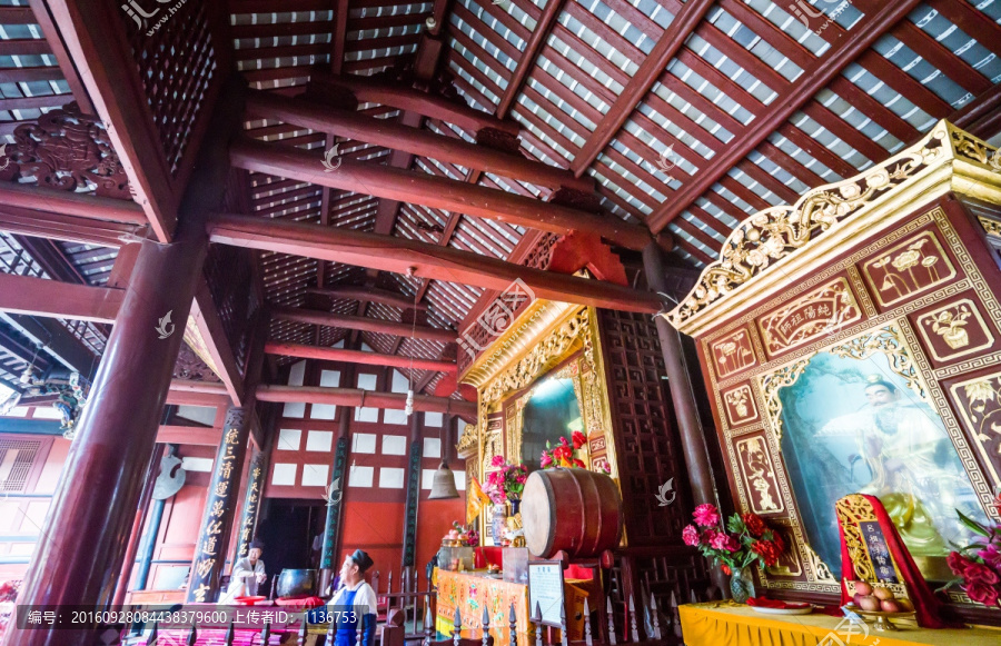 寺院,庙宇,内景