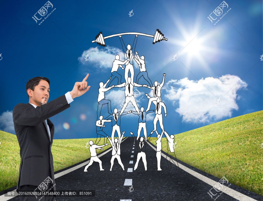 亞洲商人指向復(fù)合形象