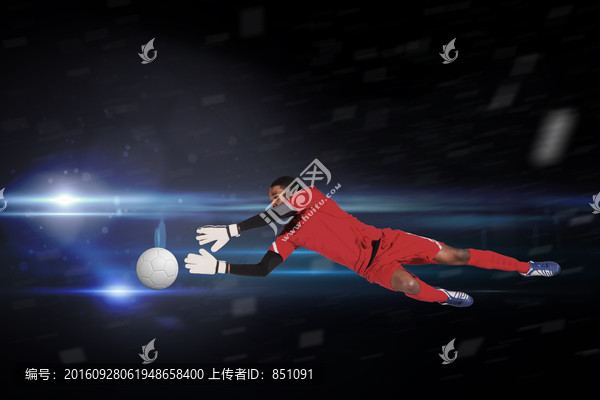 男人踢足球的復(fù)合形象