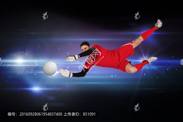 男人踢足球的復(fù)合形象