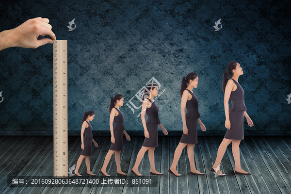 女人抬頭的復(fù)合形象