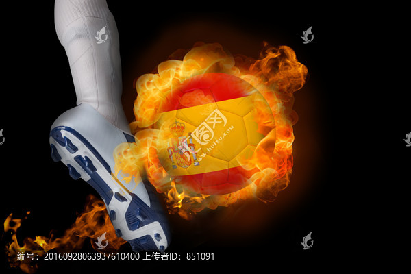 足球運動員踢球的復合形象