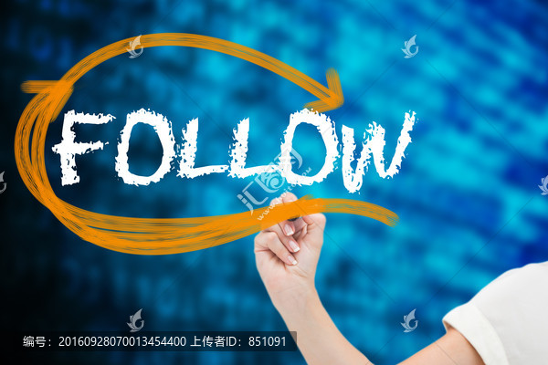 商人拿著筆書寫的復(fù)合形象