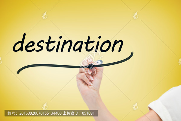 商人拿著筆書寫的復(fù)合形象