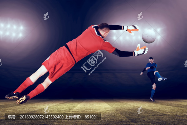 守門(mén)員的復(fù)合形象