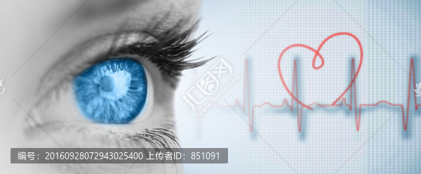眼睛睜開的復(fù)合形象