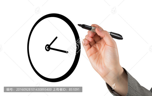 商人拿著筆書寫的復(fù)合形象