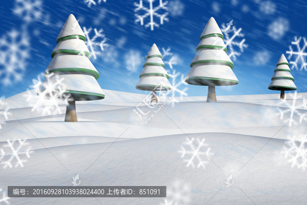 雪花落下的風(fēng)景