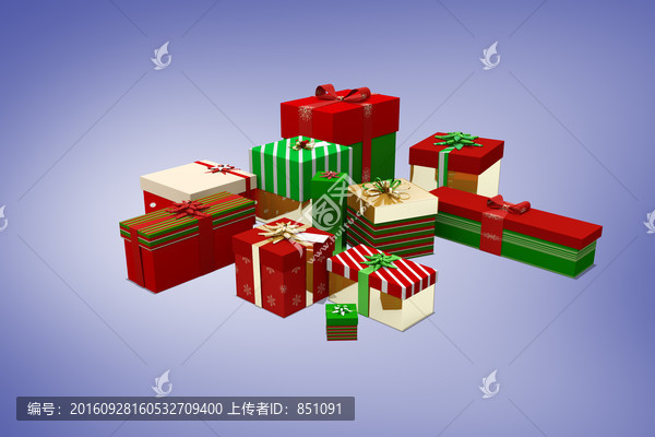 圣誕禮物組合圖片