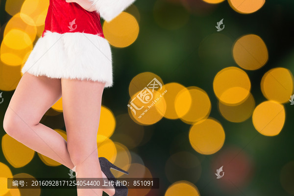 女人穿著高跟鞋的復(fù)合形象
