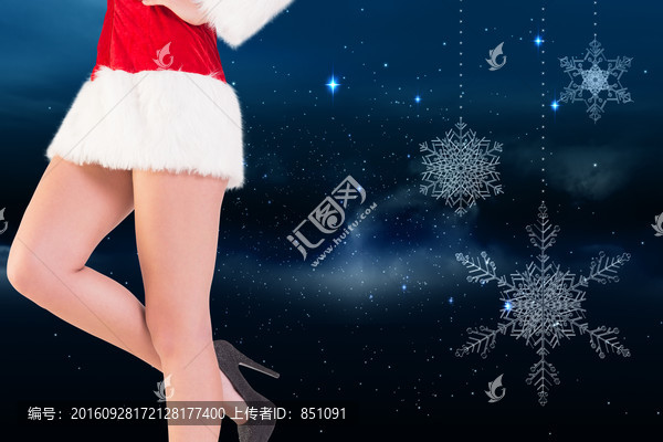 女人穿著高跟鞋的復(fù)合形象