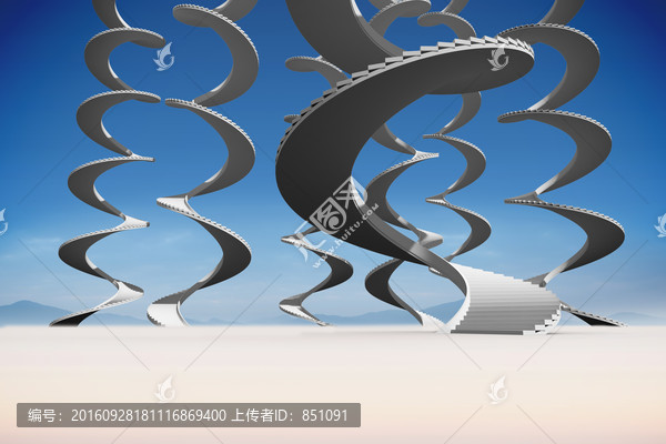 通向科技大門的樓梯